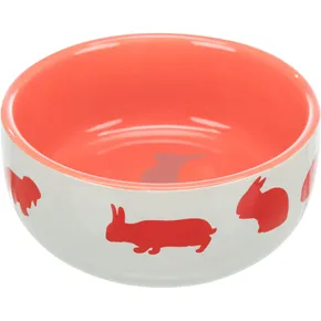 Ceramiczna miska dla królików kolorowa 250 ml/11 cm